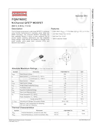 FQN1N60CTA Datasheet Pagina 2