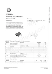 FQT1N60CTF-WS Datasheet Cover