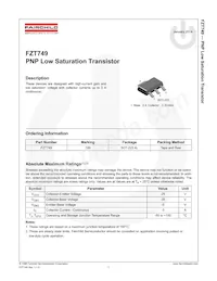 FZT749 Datasheet Page 2