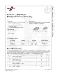 KSH44H11TM Datasheet Page 2