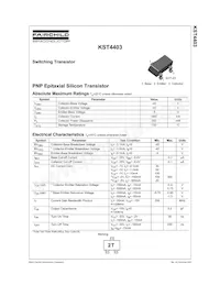 KST4403MTF Datasheet Page 2