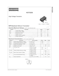 KST5550MTF Datasheet Page 2