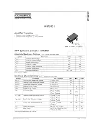 KST5551MTF Datasheet Page 2