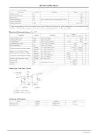 MCH6203-TL-E Datasheet Pagina 2