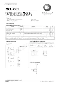 MCH6351-TL-W Datasheet Cover