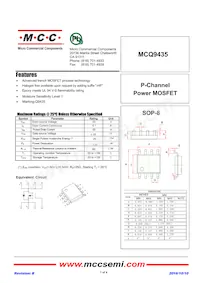 MCQ9435-TP Datasheet Cover