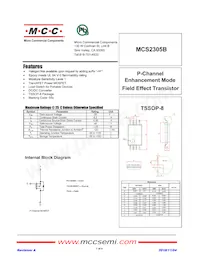 MCS2305B-TP數據表 封面