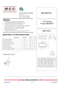 MCT06P10-TP Datenblatt Cover