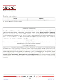 MCU05N60A-TP Datasheet Page 3