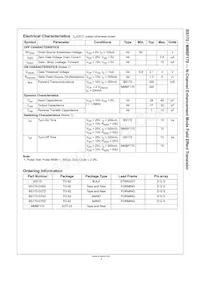 MMBF170 Datasheet Page 2
