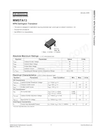 MMBTA13 Datasheet Page 2