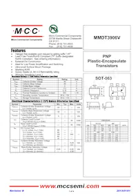 MMDT3906V-TP Datasheet Copertura