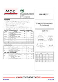 MMDT5551-TP Datasheet Cover