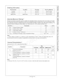 MMPQ3904 Datasheet Page 2