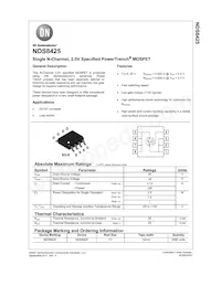 NDS8425 Datasheet Cover