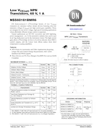 NSV60101DMR6T1G Datasheet Copertura