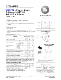 NTR3A30PZT1G數據表 封面