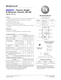 NVJS4151PT1G Datasheet Copertura