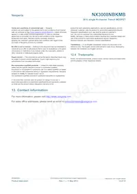 NX3008NBKMB Datasheet Page 14