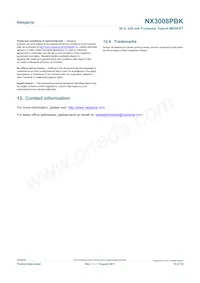 NX3008PBK Datasheet Pagina 15