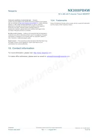 NX3008PBKW Datasheet Page 15
