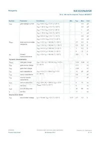 NX3020NAKW Datasheet Page 6