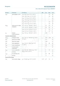 NX3020NAKW Datasheet Pagina 6