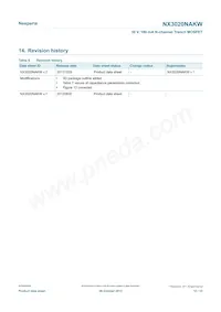 NX3020NAKW Datasheet Page 12