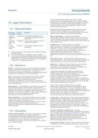 NX3020NAKW Datasheet Pagina 13