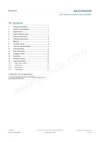 NX3020NAKW Datasheet Pagina 15