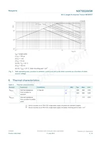 NX7002AKW Datasheet Page 4