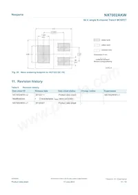 NX7002AKW Datasheet Page 11