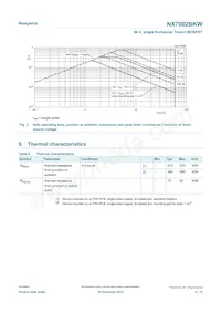 NX7002BKWX Datasheet Pagina 4