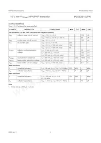 PBSS2515VPN Datasheet Page 5
