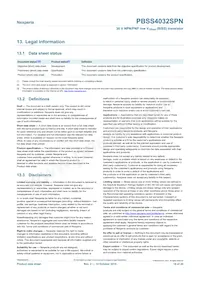 PBSS4032SPN Datasheet Pagina 18