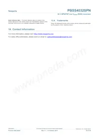 PBSS4032SPN Datasheet Pagina 19