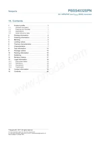 PBSS4032SPN Datasheet Pagina 20