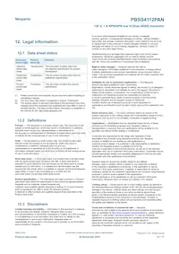 PBSS4112PAN Datasheet Page 15