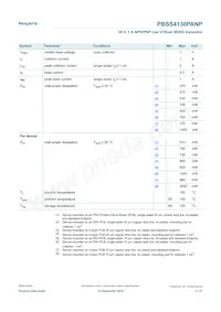 PBSS4130PANP Datasheet Page 3