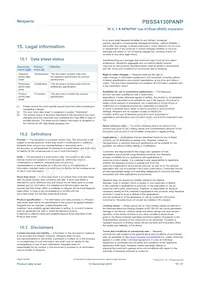 PBSS4130PANP Datasheet Page 19