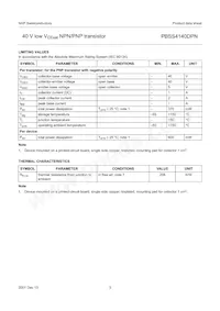 PBSS4140DPNF Datasheet Page 4