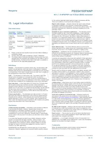 PBSS4160PANP Datasheet Page 20