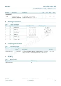PBSS4160PANSX Datasheet Page 2