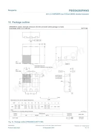 PBSS4260PANSX Datasheet Page 12