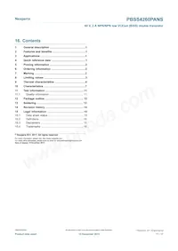 PBSS4260PANSX Datasheet Page 17