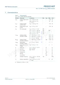 PBSS5140T/ZLR Datasheet Page 6