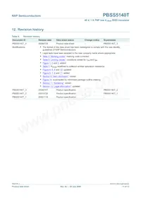 PBSS5140T/ZLR Datasheet Pagina 12