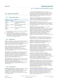 PBSS5160PAPSX Datasheet Page 17