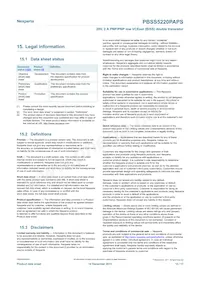 PBSS5220PAPSX Datasheet Page 15