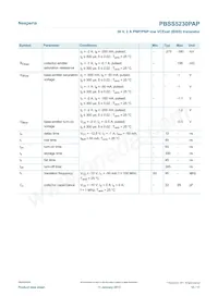 PBSS5230PAP Datasheet Page 10